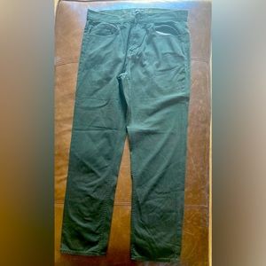Green Banana Republic Straight Fit Chino Pants 33x32